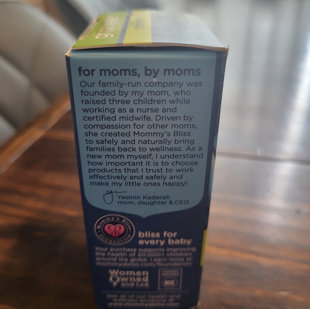 Unopened Original mommys BLISS Gripe Water 2 fl oz - Picture 4 of 4